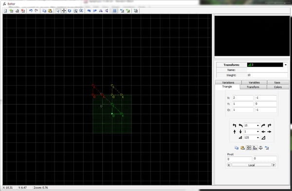 Setup of Transform 3