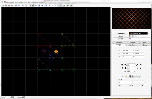 Creating a complete structure with Transform 7