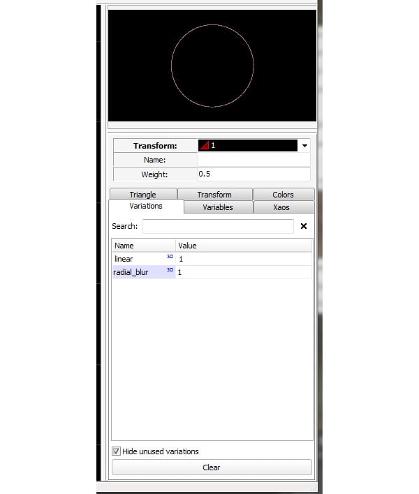 Adding Variations to Transform 1