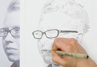 New Course: The Art of Pointillism Portraits