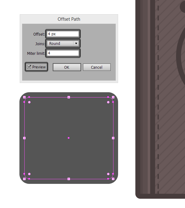 creating the outline for the ipod
