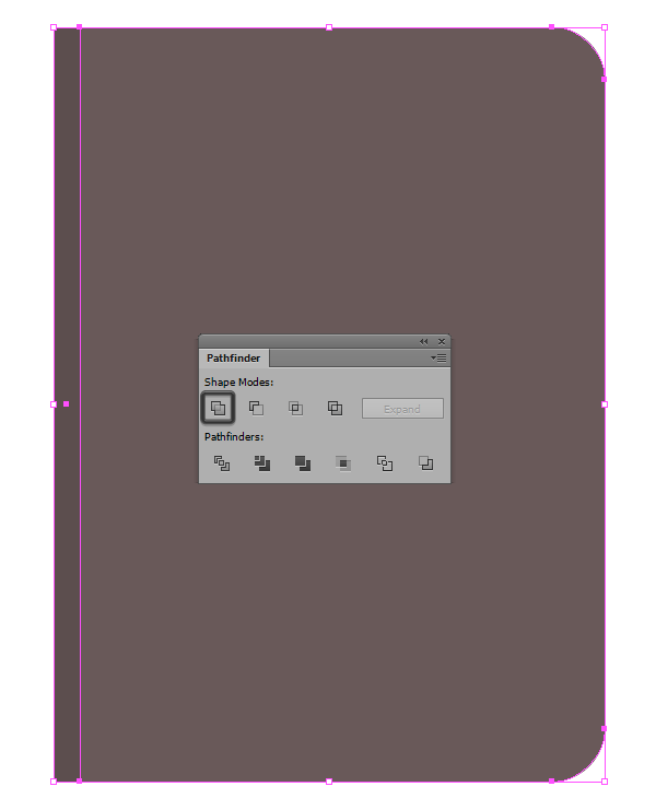 uniting the notebooks base shape with the binding