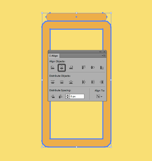 aligning the top section of the spray can icon