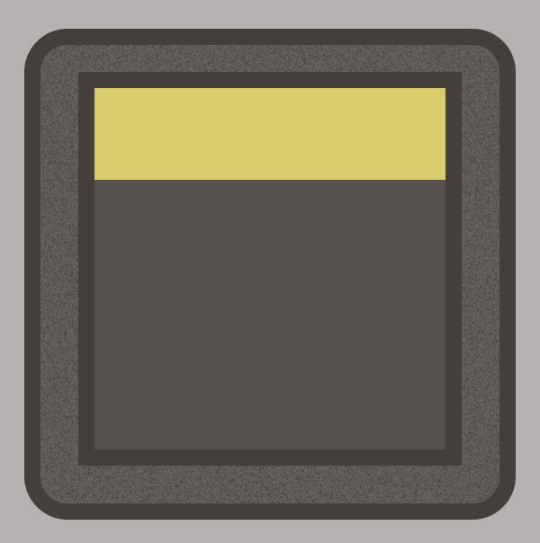 creating the front gold panel for the controls