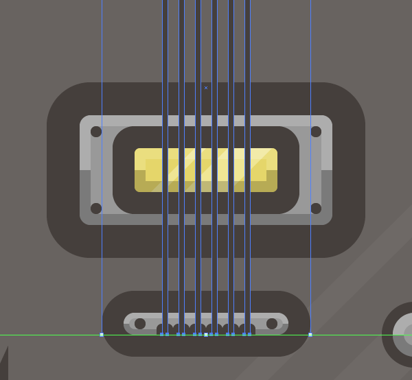 placing the guitars strings