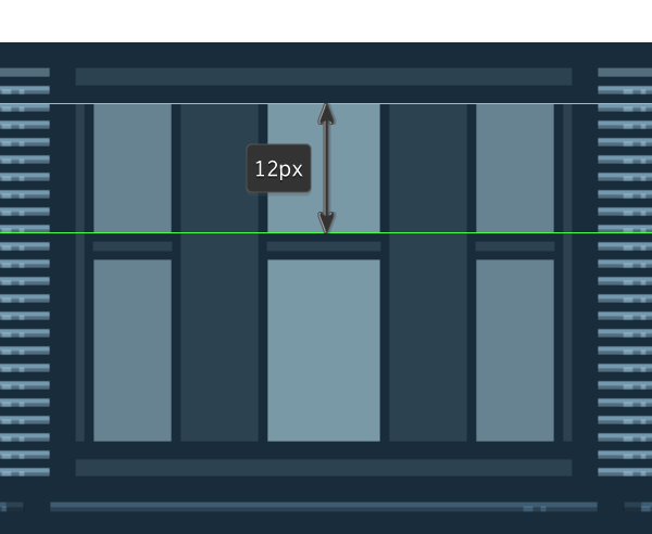 adding the muntins to the middle section window