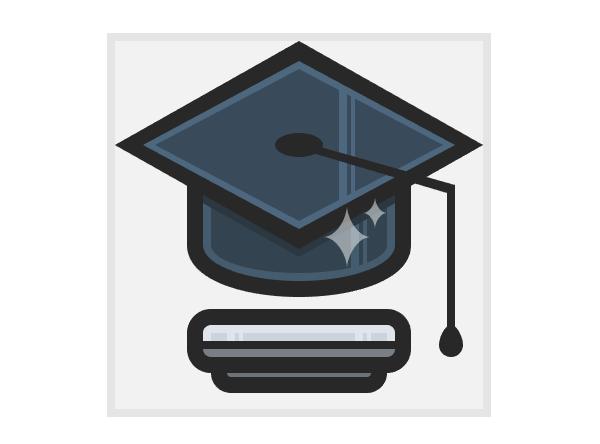 adding details to the folded diploma