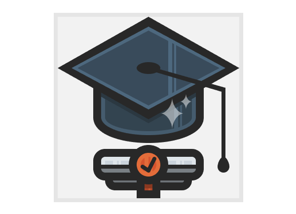 adding details to the graduation ribbon