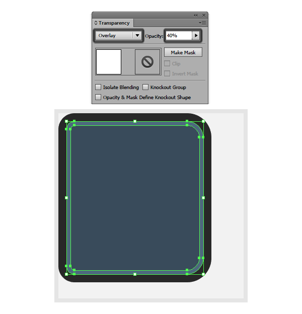adding the all-around highlight to the notebook icon