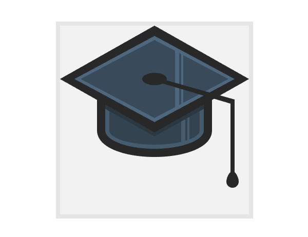 adding the little string piece to the graduation icon