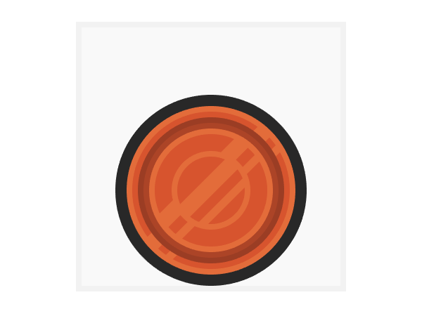 adding the second set of details to the medal coin