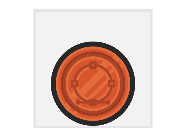 adding the vector symbol to the medal icon