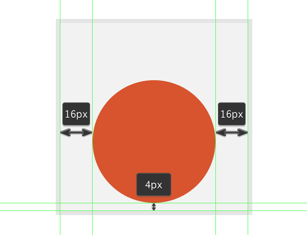 creating the medal icons base orange shape