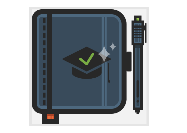 notebook icon finished