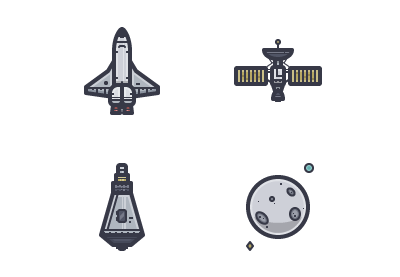 How to Create a Set of Space Icons Using Adobe Illustrator