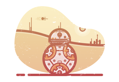 How to Create a Star Wars BB8 Illustration in Adobe Illustrator