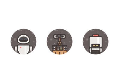 How to Create a Set of Wall-E Inspired Avatar Icons in Adobe Illustrator