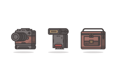 Cómo Crear un Paquete de Iconos de Cámara Retro en Adobe Illustrator