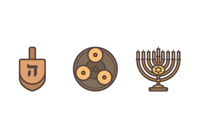Cómo Crear un Paquete de Iconos Con Temática de Hanukkah en Adobe Illustrator