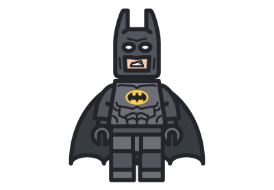 How to Create a Lego Batman Figurine in Adobe Illustrator