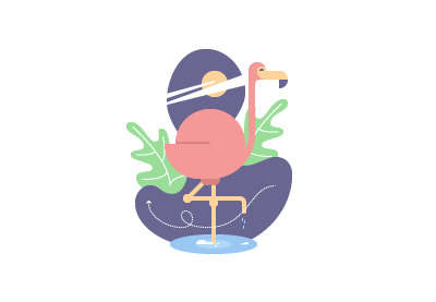 How to Create a Geometric Flamingo Bird in Adobe Illustrator