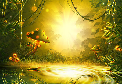 Wie kann man einen Fantasy-Spielhintergrund in Adobe Photoshop erstellen