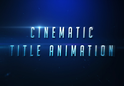 Create a Cinematic Text Animation in Adobe After Effects