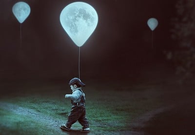 How to Create a Surreal Moon Balloons Scene With Adobe Photoshop