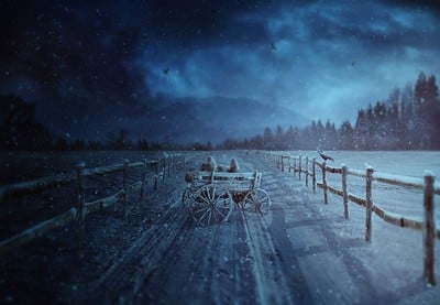 How to Create a Winter Rural Photo Manipulation Scene With Adobe Photoshop