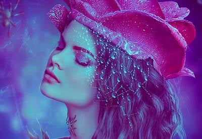 How to Create a Rose and Spider Portrait Photo Manipulation in Photoshop