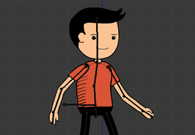 How to Rig a 2D Character in Blender for Cut-Out Animation or Explainer Videos: Part 1