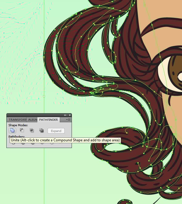 unite hairs main shapes