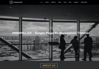 Больше 15 шаблонов одностраничных сайтов с адаптивным дизайном