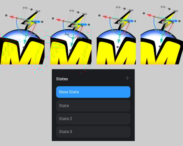 Create states for the lightning bolt