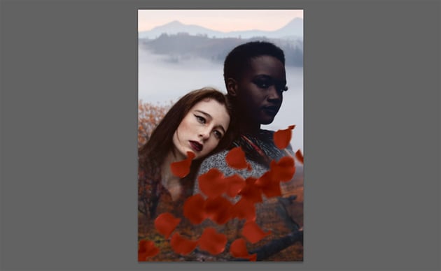 add motion to petals