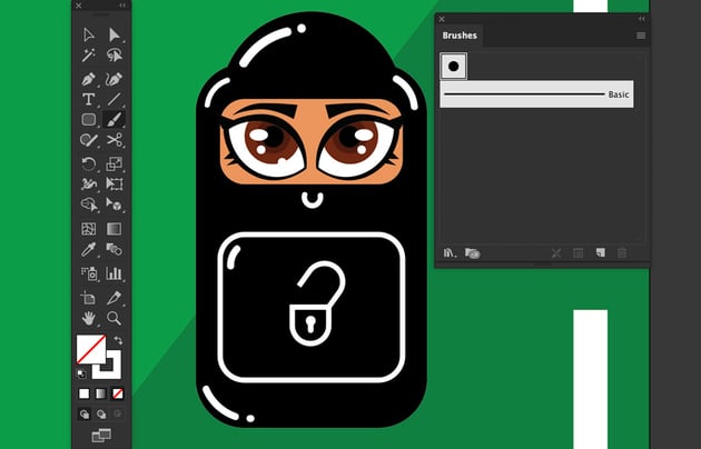 light strokes by paintbrush tool brushes panel