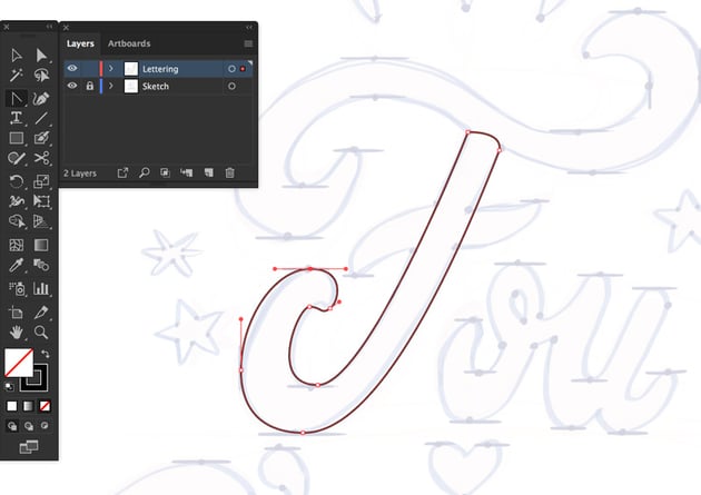 pen tool hora point tool to vertically and horizontally align handles equally stroke black 1pt