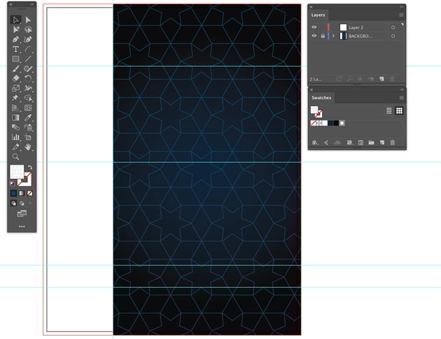 create pattern add layer lock background event flyer design