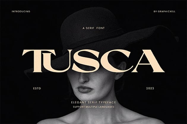 Tusca Serif Display Font