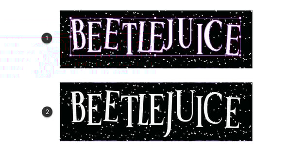 How to adjust the beetlejuice movie font