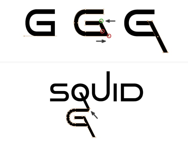 How to distort letter G