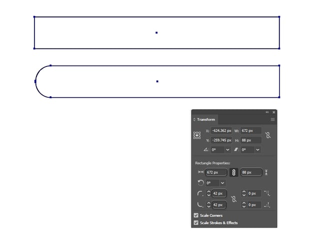 how to create a rounded rectangle