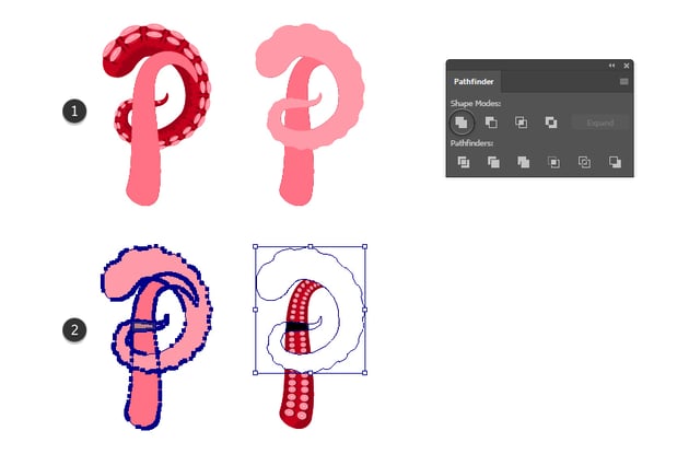 how to create the opacity mask shapes