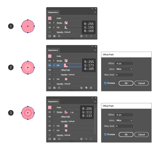 how to create a tentacle sucker shape