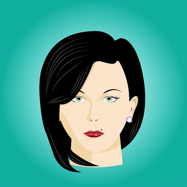 Yousef Sheikh Khalil commented with his result from a human face vector tutorial by Iaroslav Lazunov