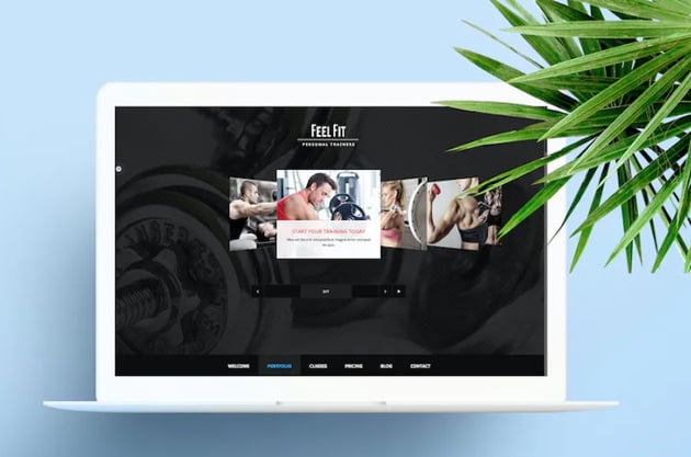 Personal Trainer website template