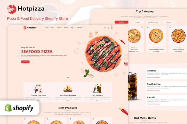 hot pizza shopify pos theme
