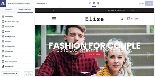 Customizing your theme