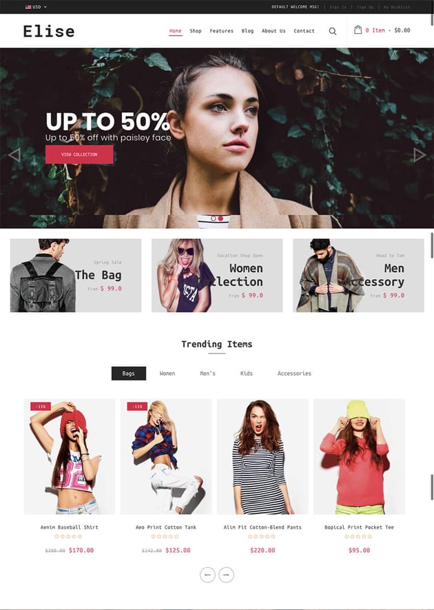 Elise Shopify Theme