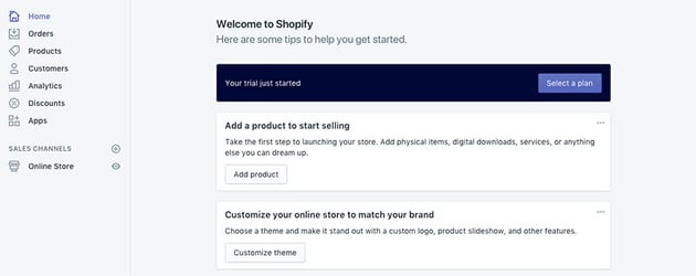 Shopify Dashboard